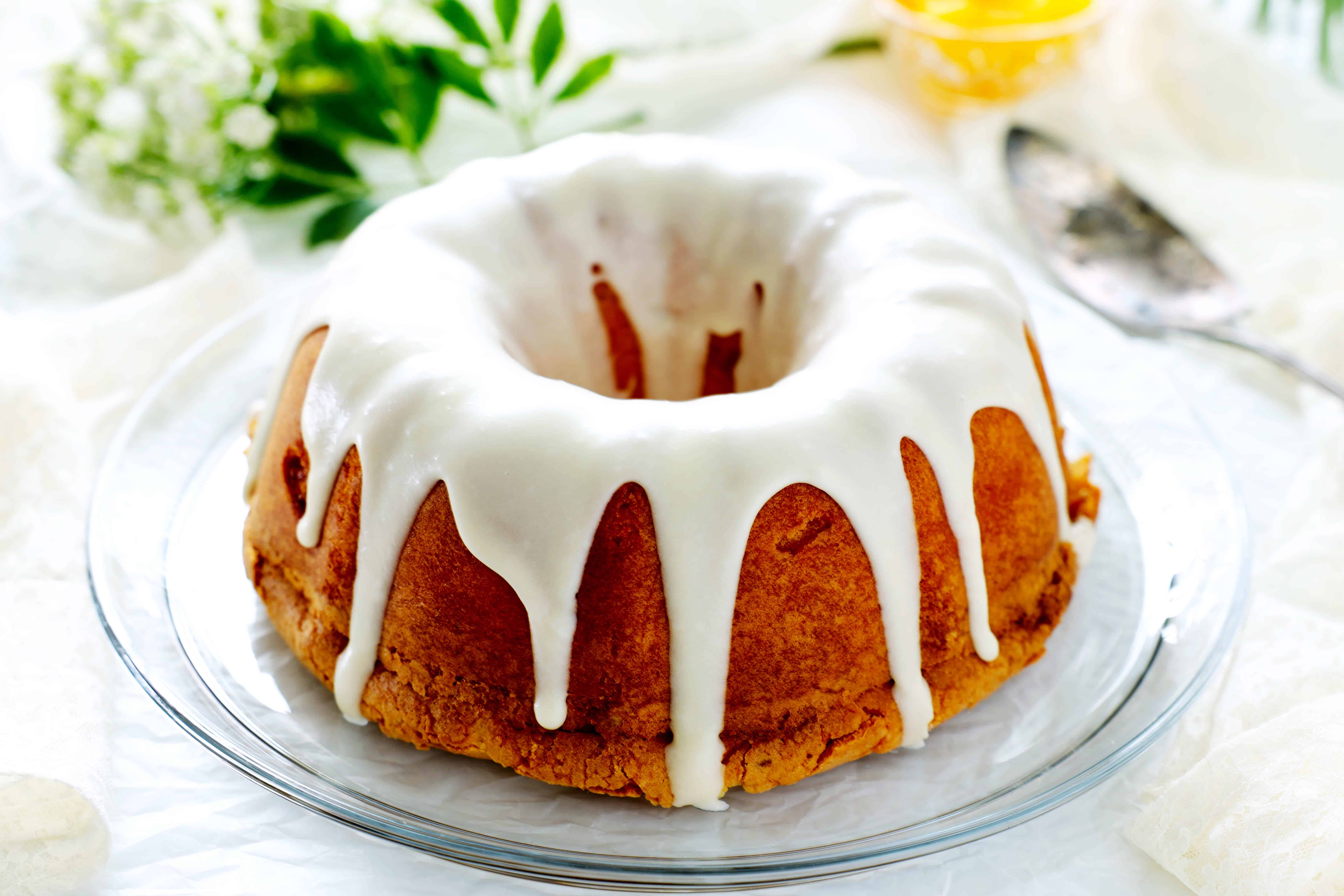 Peach Cobbler Pound Cake - The Anthony Kitchen