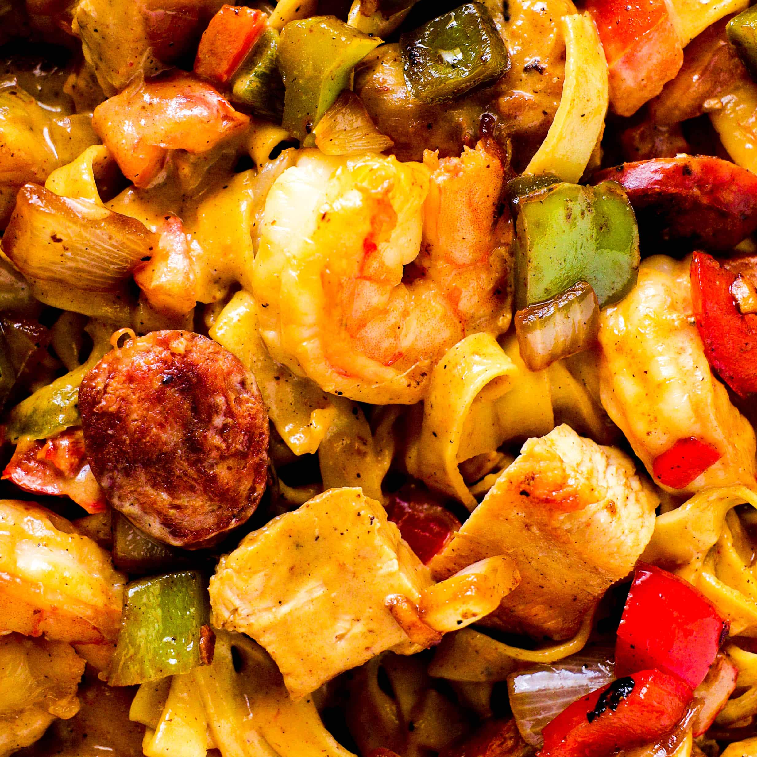 One Pan Cajun Jambalaya Pasta The Anthony Kitchen