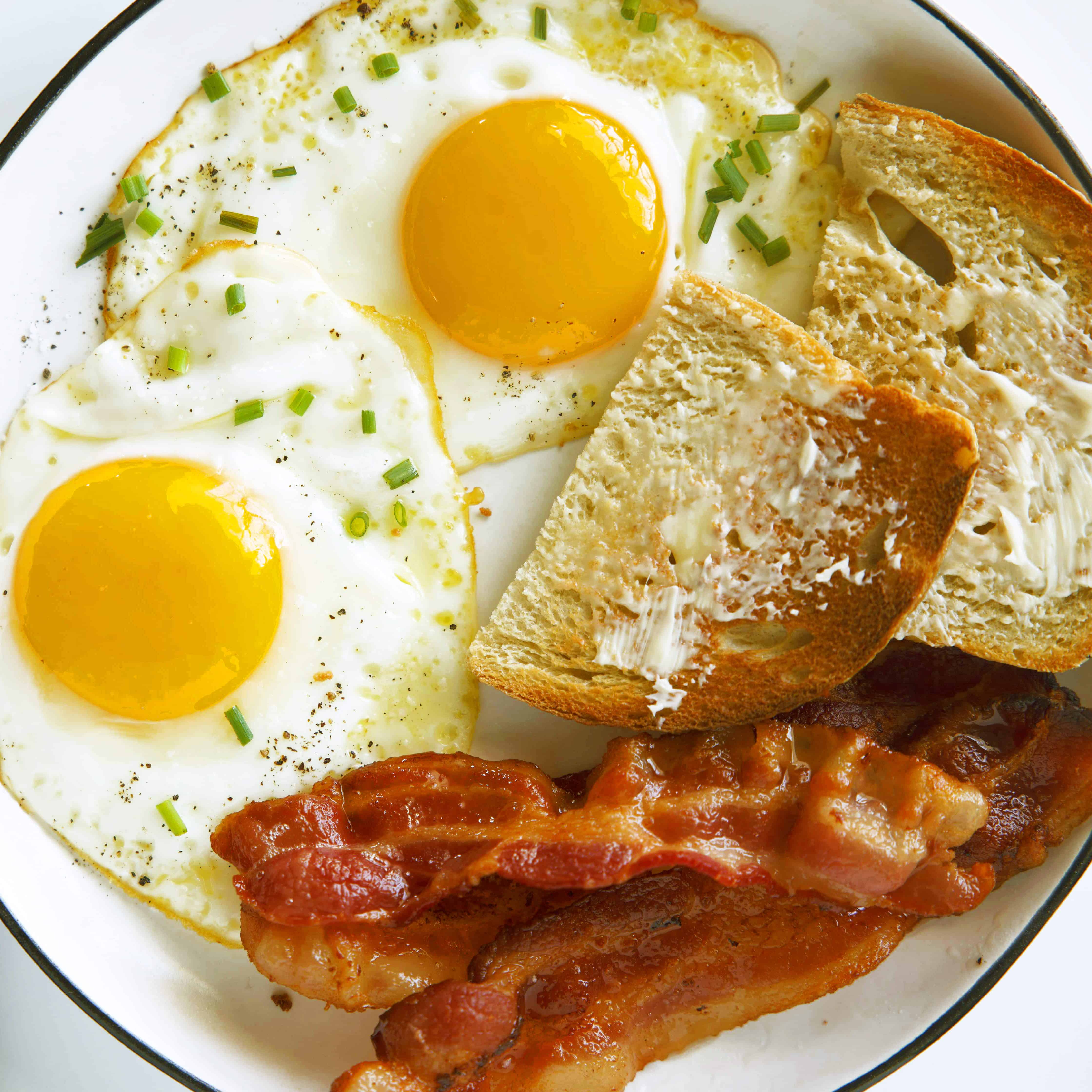 Sunny Side Up Eggs And Bacon Sunny Side Up Eggs And Bacon