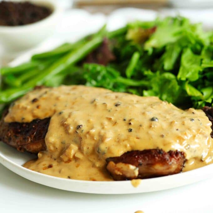 The BEST Peppercorn Sauce for Steak Recipe The Anthony Kitchen