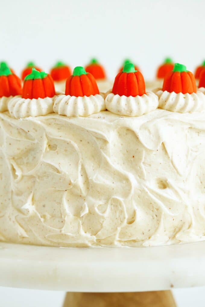 Pumpkin Cake with Cream Cheese Frosting - The Anthony Kitchen