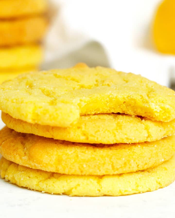 Stack of Lemon Cookies