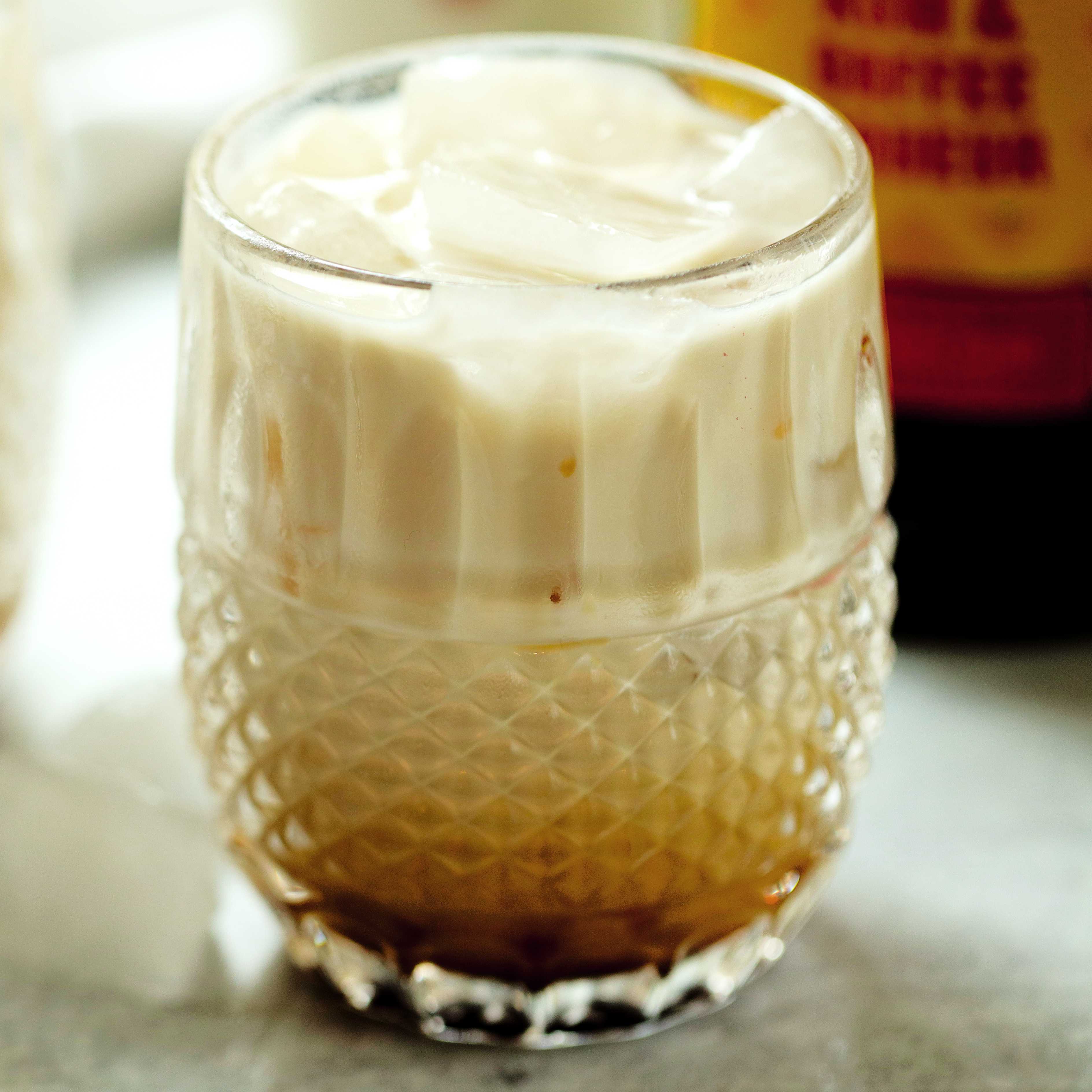 Prepared White Russian in a rocks glass
