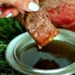 Boneless prime rib au jus