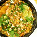 Elote Dip recipe with toppings