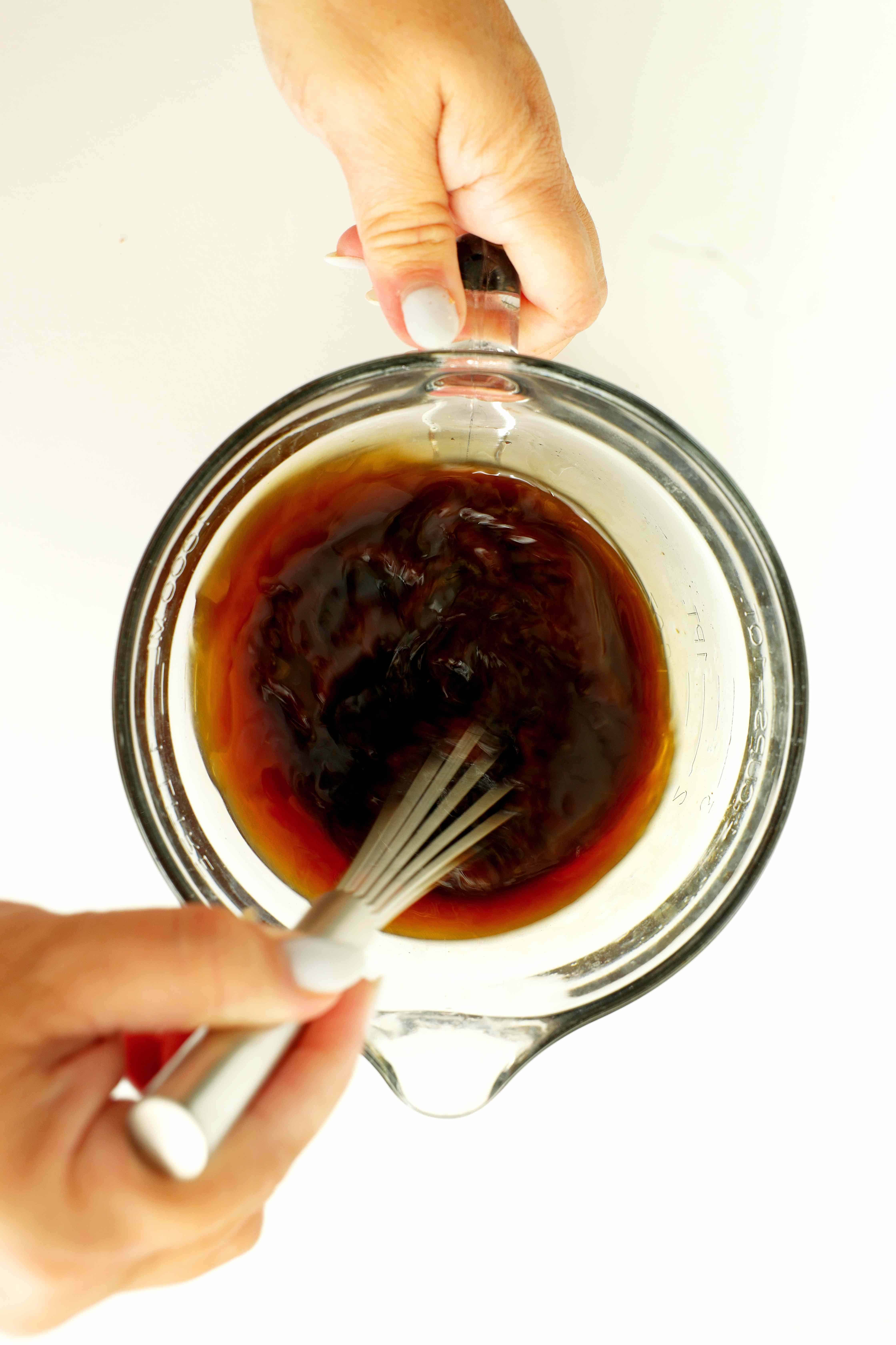 Making the BBQ sauce for Country-Style Pork Ribs
