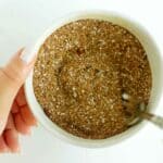 Overhead shot of Pork Chops Seasoning in a mixing bowl